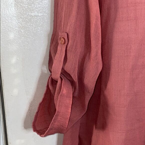 Lush Women's Blouse in Dusty Rose - Picture 3 of 7